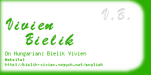 vivien bielik business card